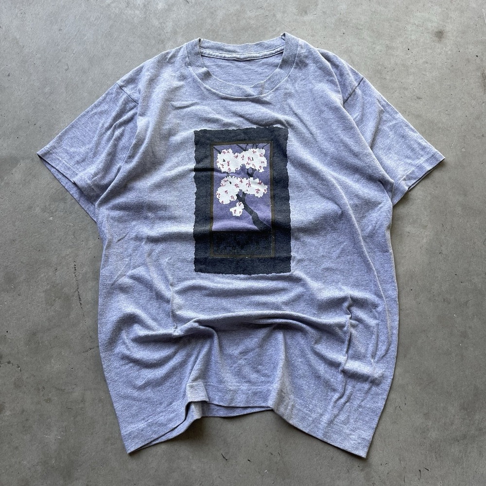 Rare Vintage 1990 Nike Cherry Blossom Ten Mile Run T Shirt Size S/M